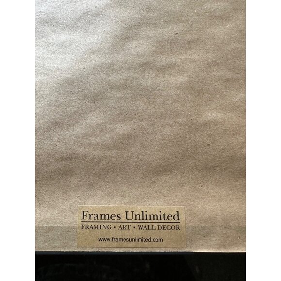 Framed Pencil Portrait Of Girl With Flowers By A. McClain 18"x12" From Frames Un - Picture 4 of 11